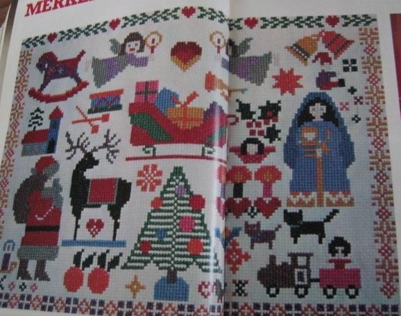 Borduurpatroon  Kerst merklap   nr 7332, Verzenden, Nieuw, Handborduren, Patroon