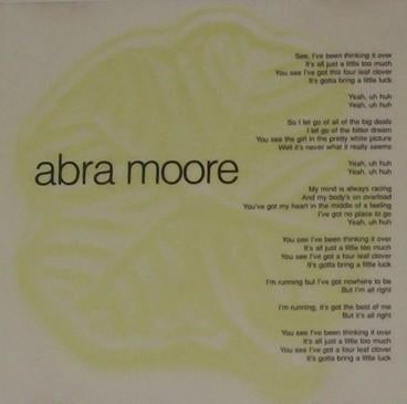 cd-maxi van Abra Moore ‎– Four Leaf Clover, Ophalen of Verzenden, Zo goed als nieuw