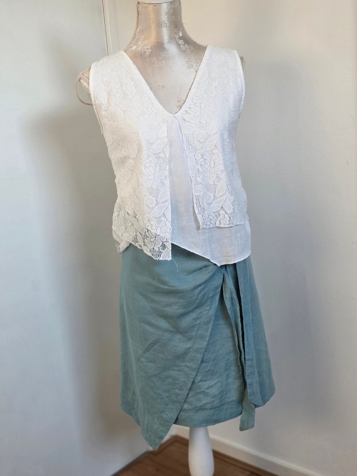 Blanc de Nil wit zomerblousje, Kleding | Dames, Maat 38/40 (M), Wit, Ophalen of Verzenden, Zo goed als nieuw