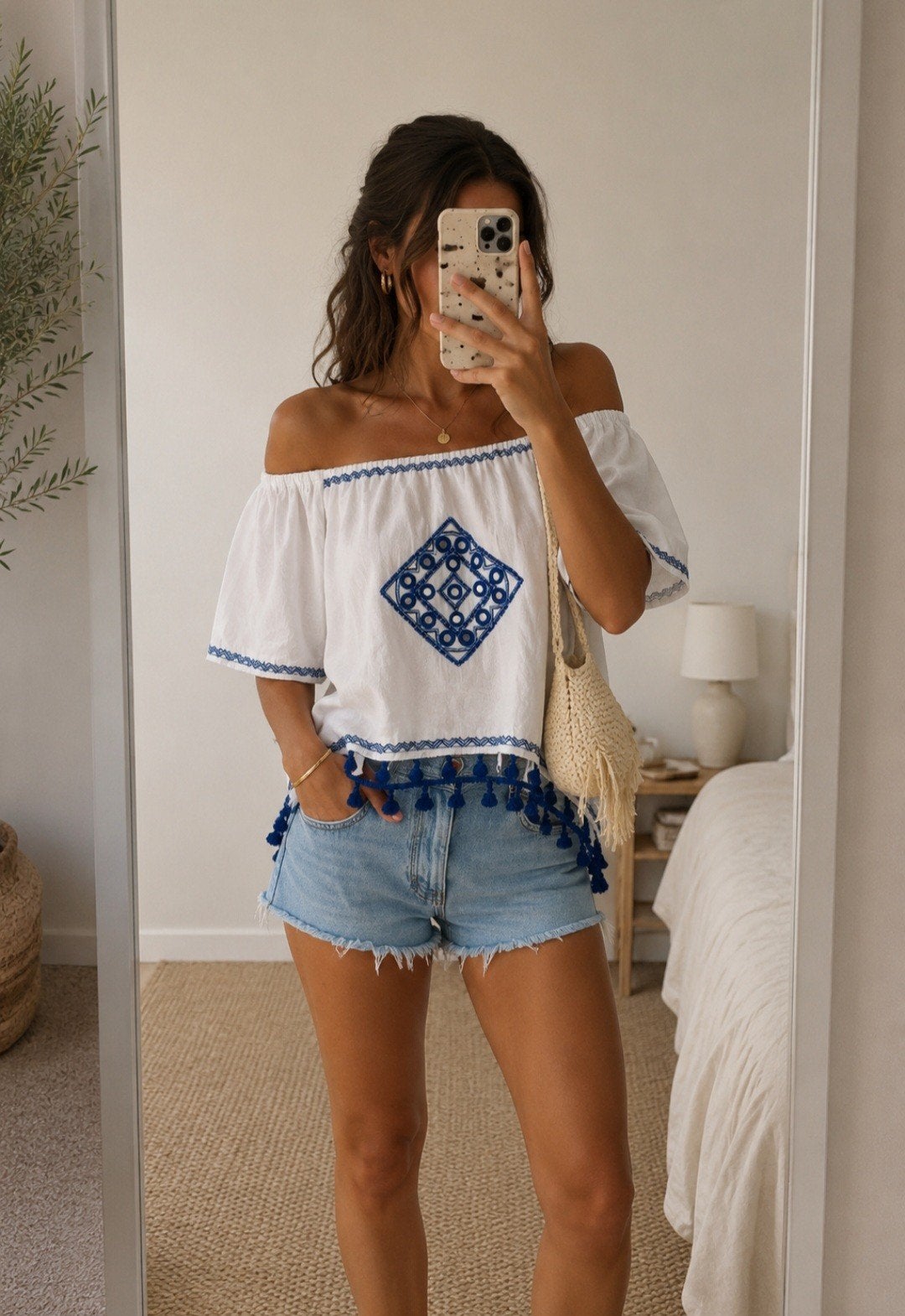 Nieuwe off shoulder top, Ophalen, River Island, Nieuw, Korte mouw