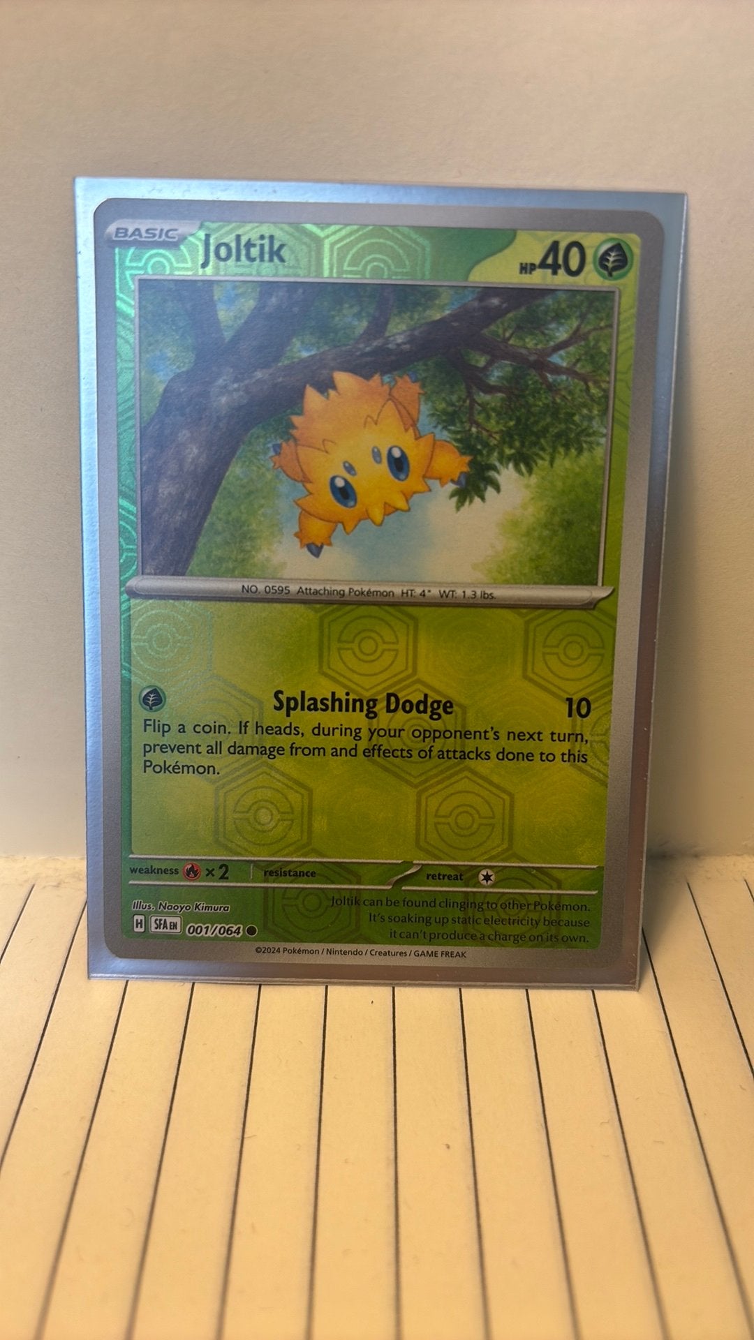 Joltik 001/064 Shrouded Fable pokemon kaart reverse holo, Ophalen of Verzenden, Nieuw