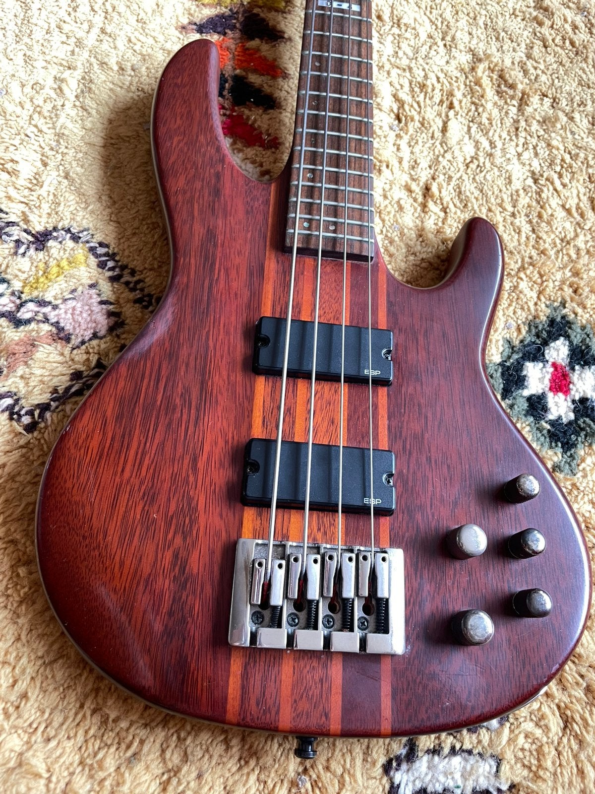 Basgitaar ESP LTD D-4, Muziek en Instrumenten, Ophalen, Gebruikt, Elektrisch