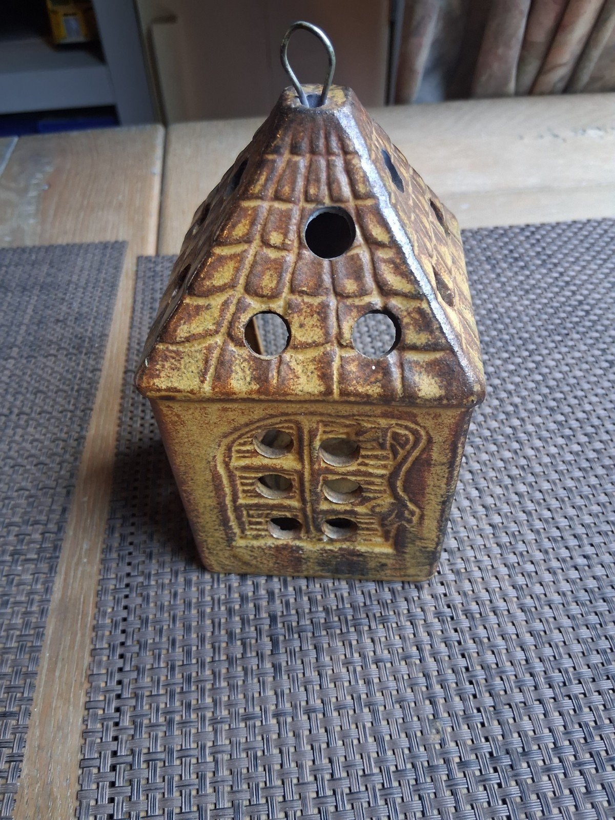 retro vintage theelicht onbeschadigd, Ophalen of Verzenden, Zo goed als nieuw