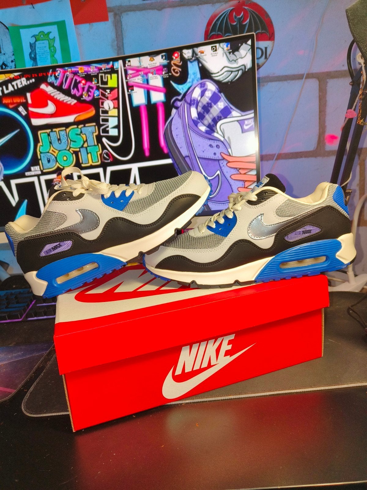 Nike X patta maat 45, new., Nike air max, Blauw, Nieuw, Ophalen of Verzenden