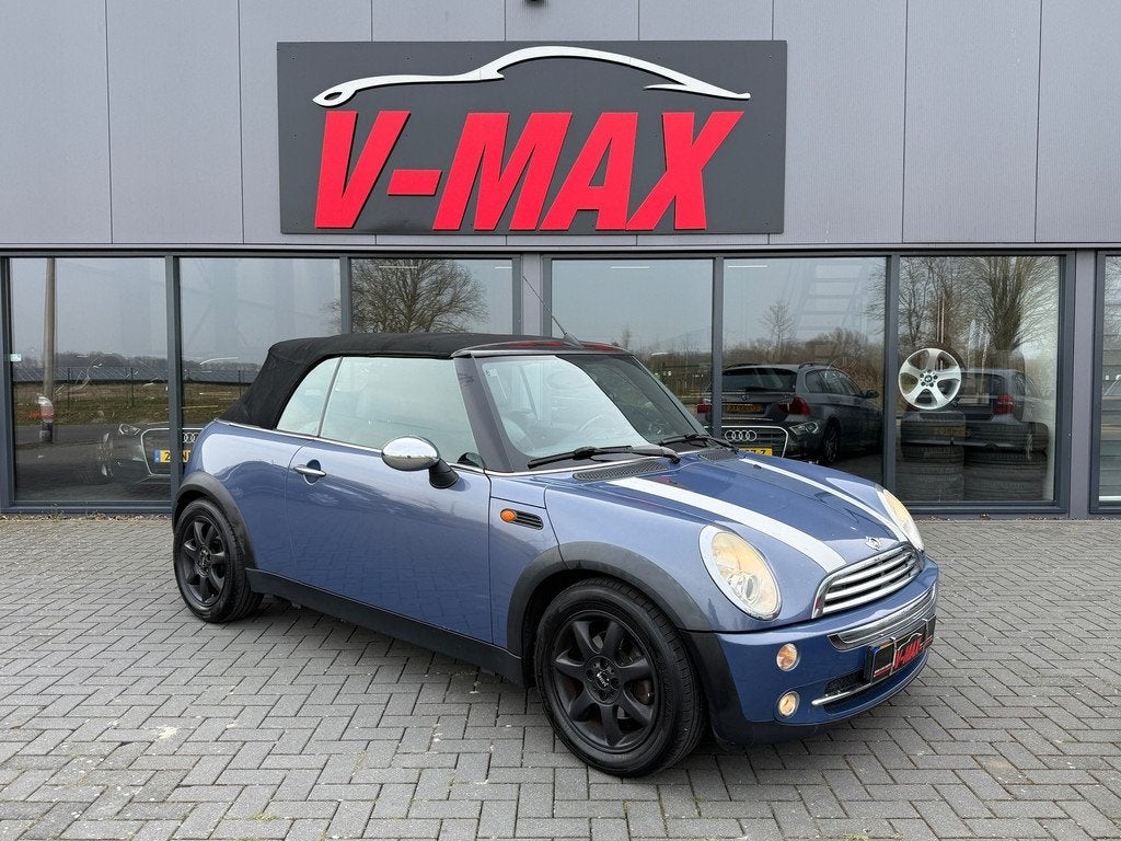 Mini Cabrio Cabriolet 1.6 Cooper Airco PDC Stoelverw ½Leder, Auto's, Voorwielaandrijving, Gebruikt, 4 cilinders, Cabriolet