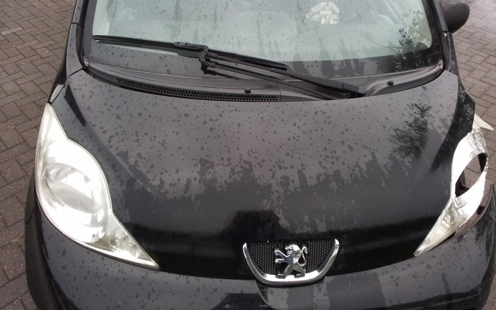 MOTORKAP PEUGEOT 107 ZWART, Auto-onderdelen, Carrosserie en Plaatwerk, Niet ingevuld, Gebruikt, Voor, Niet ingevuld