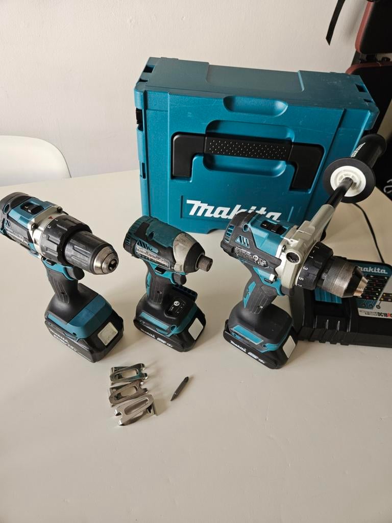 Makita 18V Boormachines en Slagschroevendraaier, Doe-het-zelf en Verbouw, Gereedschap | Boormachines, Ophalen of Verzenden, Gebruikt