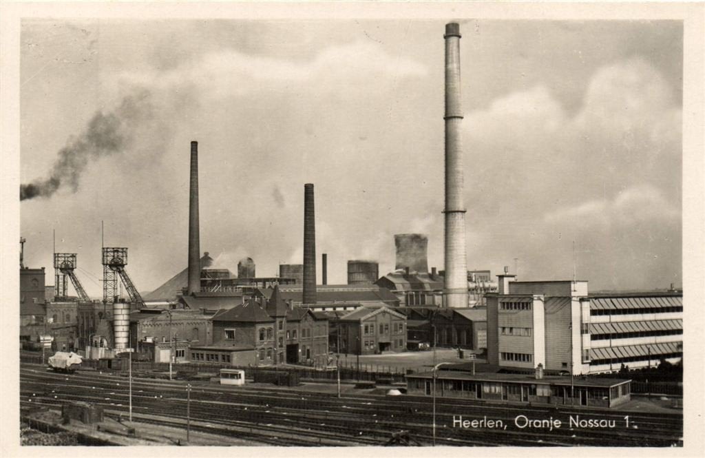 Heerlen, Oranje Nassau 1. - 1953 gelopen, Verzenden, 1940 tot 1960, Gelopen, Limburg