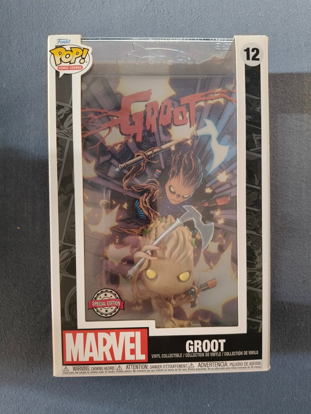 Funko Pop! Comic Covers Marvel Groot Special Edition, Ophalen, Zo goed als nieuw
