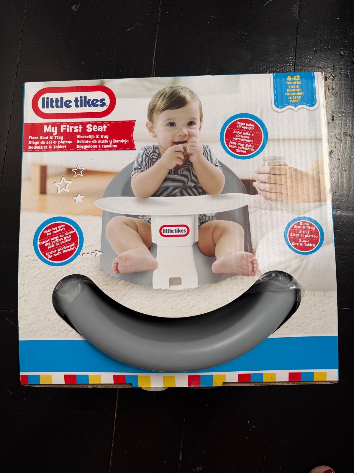 Little Tikes My First Seat Vloerzitje & Tray, Kinderen en Baby's, Kinderstoelen, Ophalen of Verzenden, Nieuw, Overige typen, Afneembaar eetblad