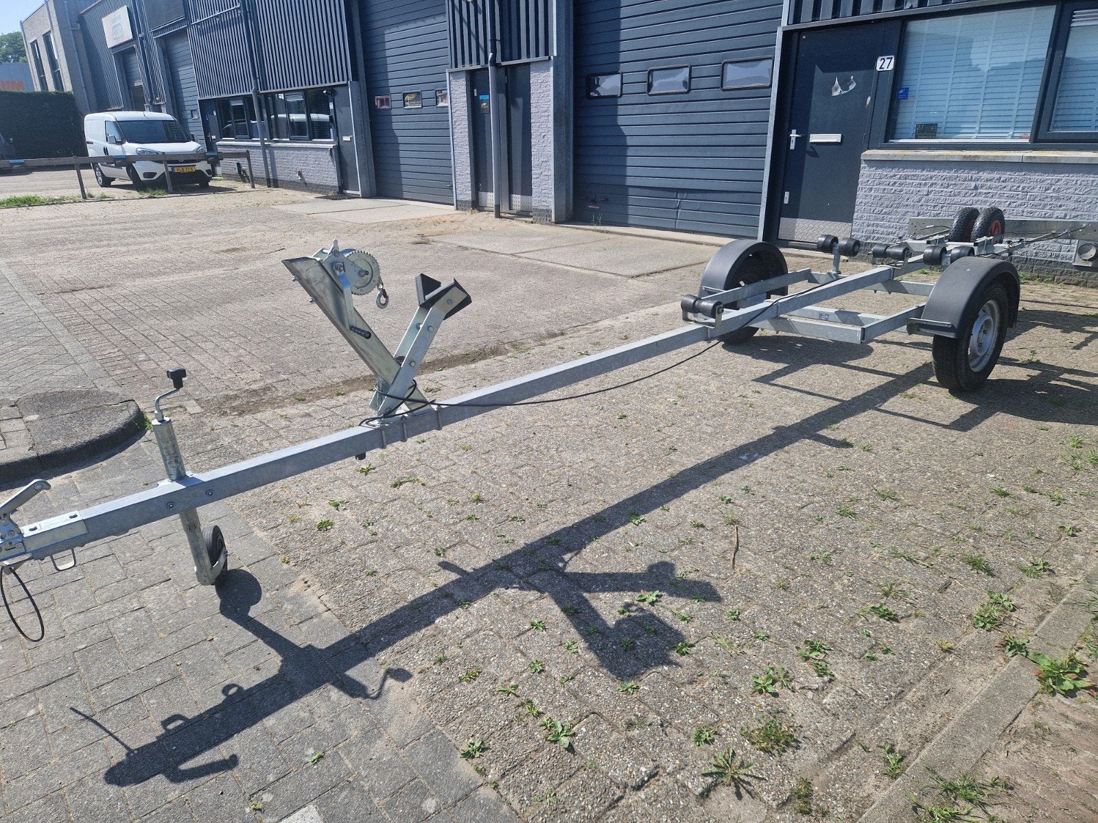 TTH trailer met een 750KG as direct beschikbaar  !!!, Watersport en Boten, Minder dan 1500 kg, Overige typen, Minder dan 6 meter