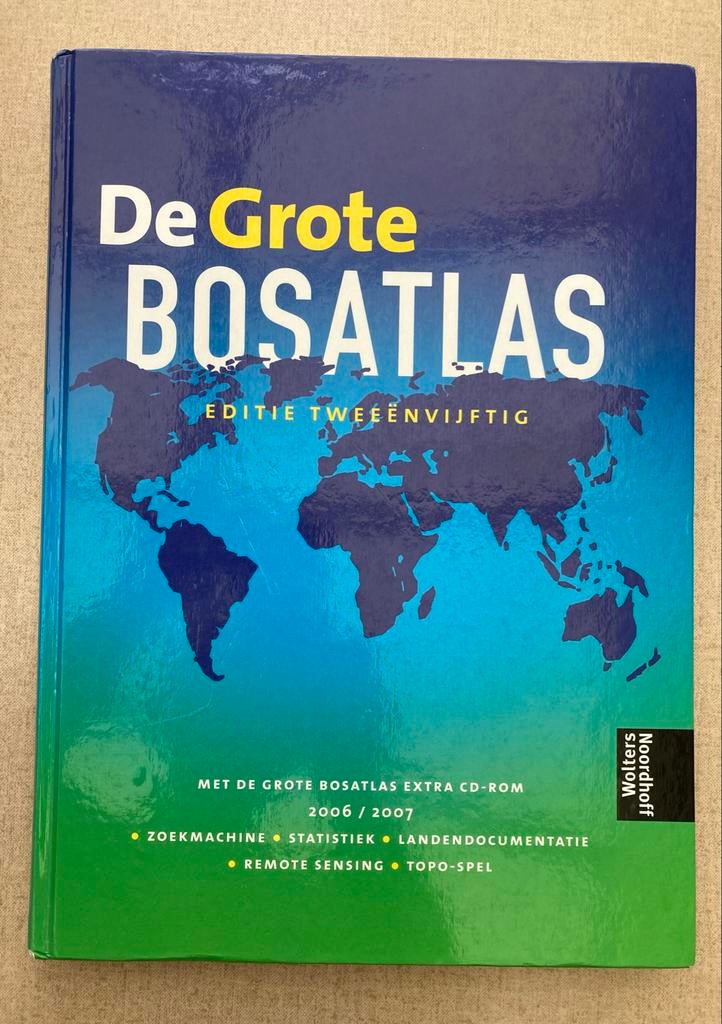 De Grote Bosatlas 2006/2007 - Editie Tweeënvijftig, Bosatlas, 2000 tot heden, Ophalen of Verzenden, Zo goed als nieuw
