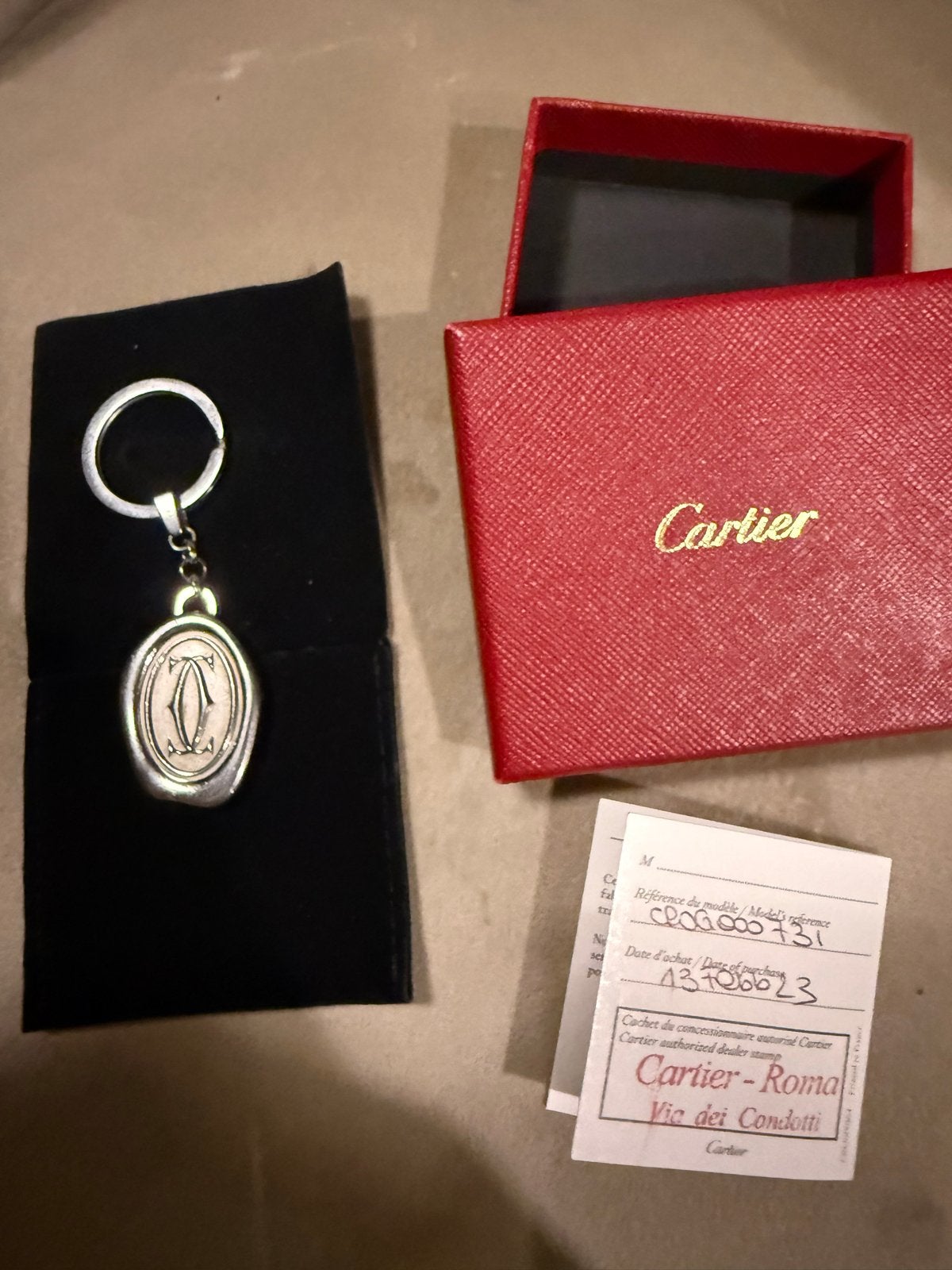 Cartier Sleutelhanger - Luxe Accessoire, Ophalen of Verzenden, Zo goed als nieuw, Merk