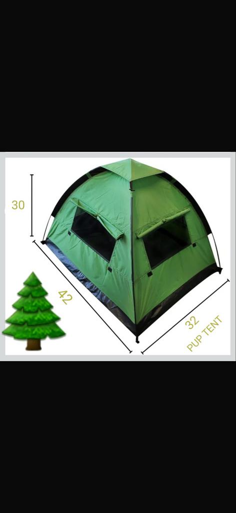 Alcott Pup Tent - Groene Hondentent voor Reizen/Kamperen, Ophalen of Verzenden, Zo goed als nieuw, Tot en met 2