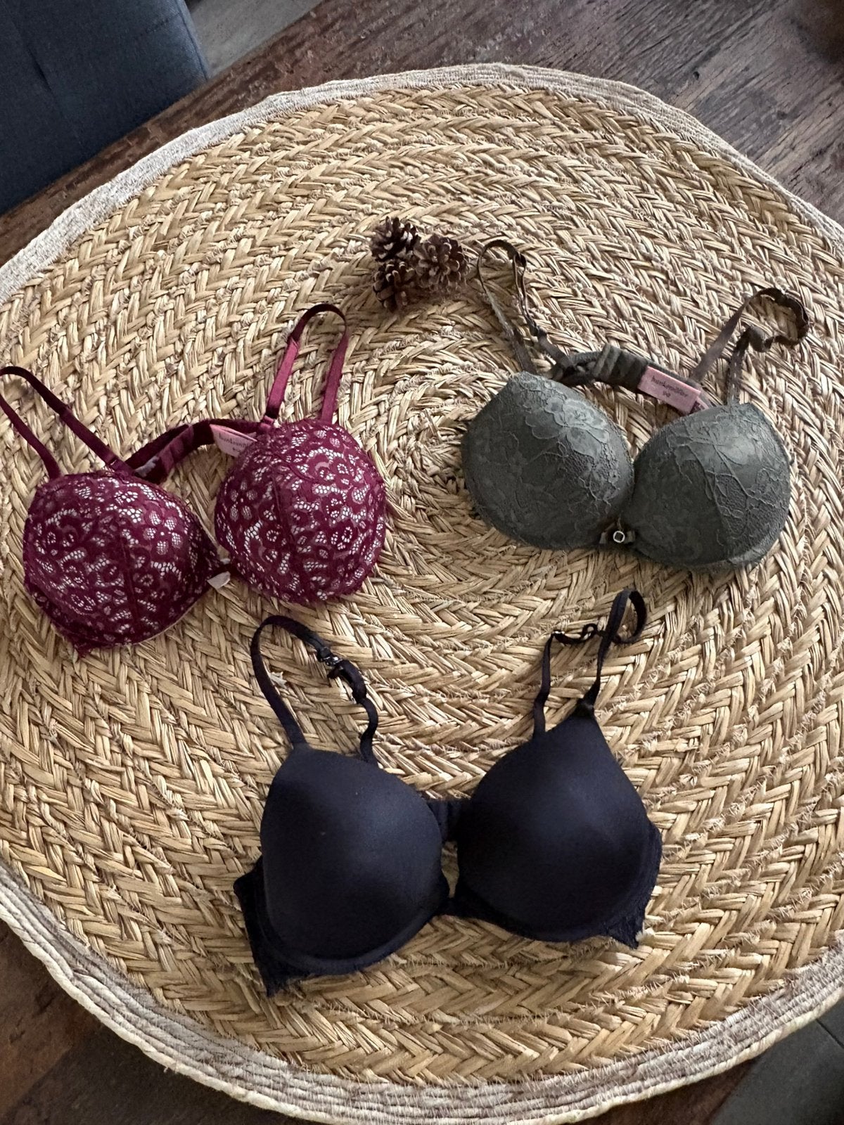 3x Hunkemöller BH maat 80A, Ophalen of Verzenden, Overige kleuren, BH