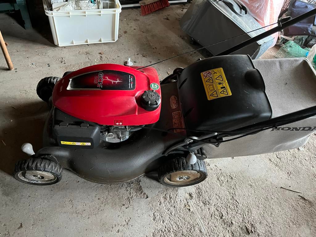 Honda motormaaier - Zo goed als nieuw wegens verhuizing, Ophalen, Cirkelmaaier, Zo goed als nieuw, Opvangzak