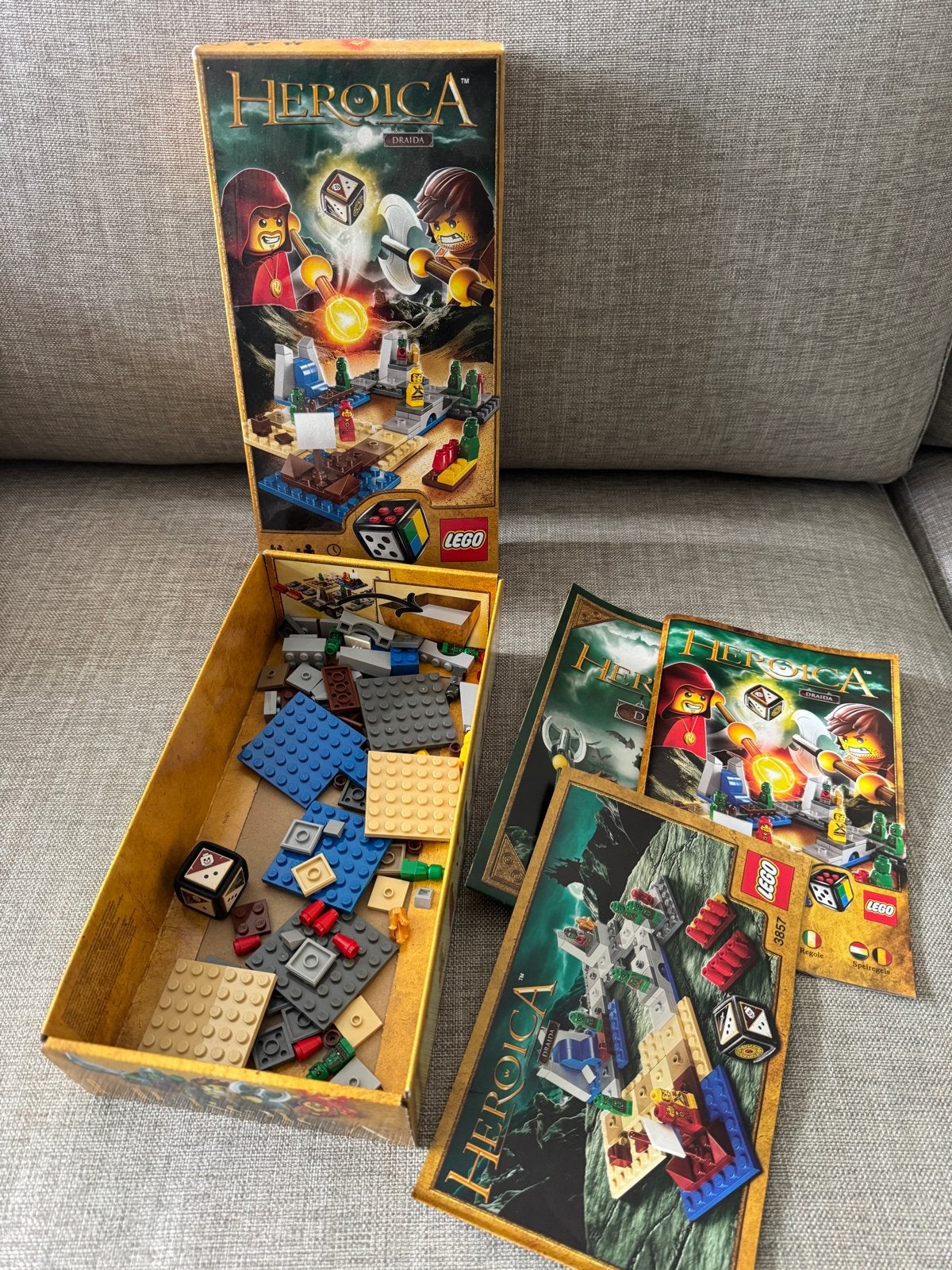 Lego Heroica 3857 Baai van Draida bordspel, Ophalen of Verzenden, Zo goed als nieuw