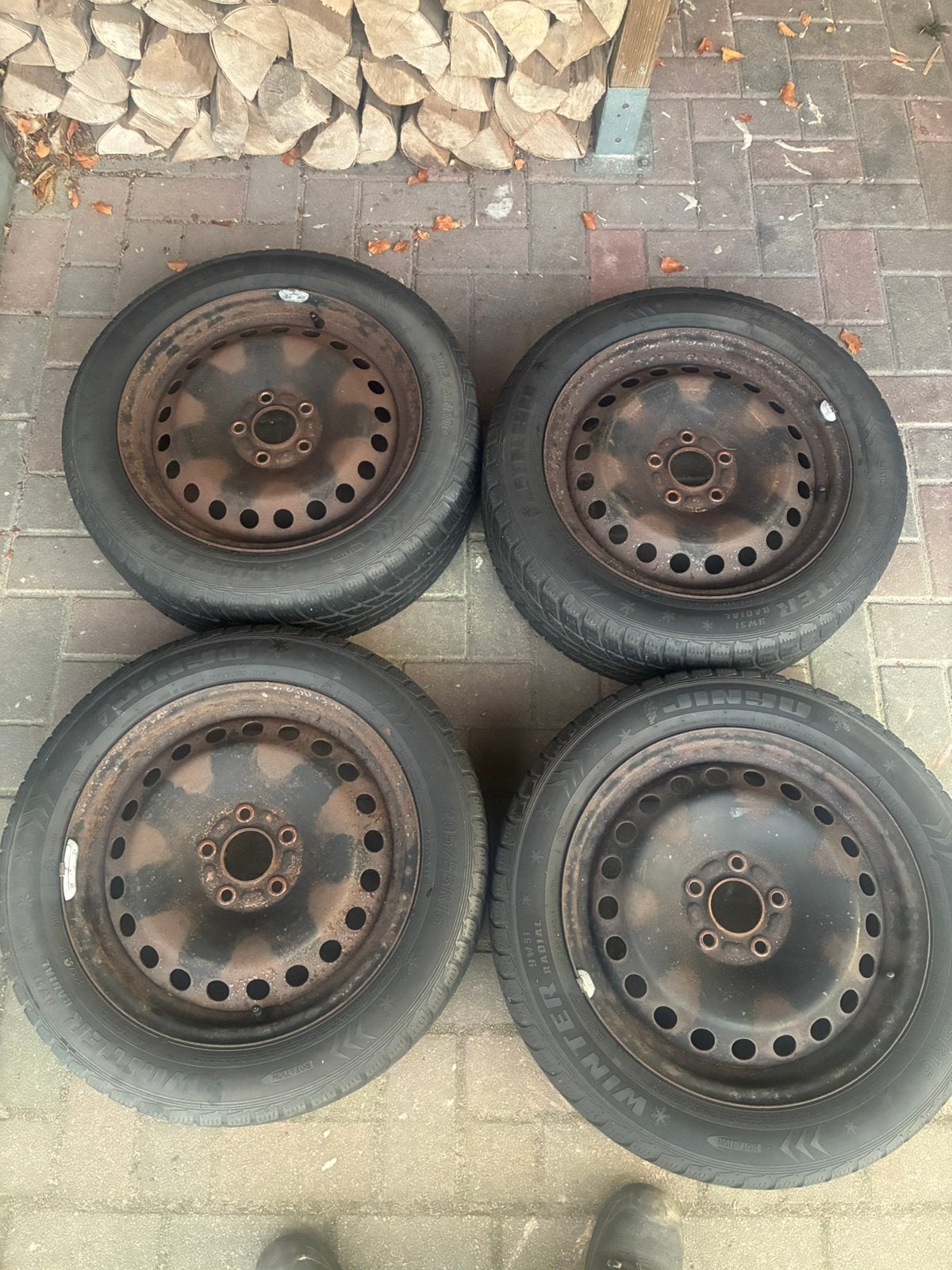 Winterset wielen. 5x105, Ophalen of Verzenden, Gebruikt