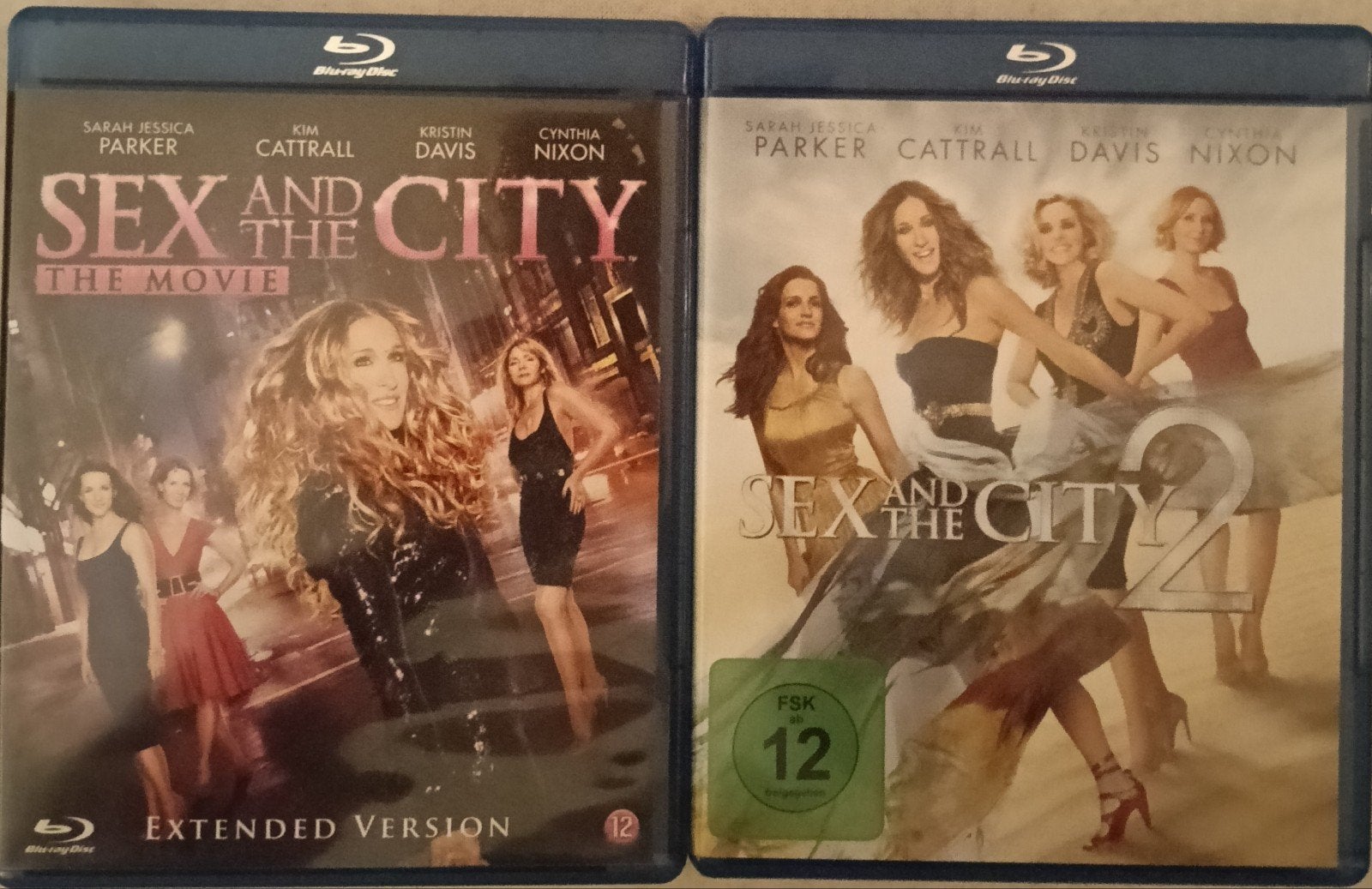 Sex And The City 1 en 2 bluray, Ophalen of Verzenden, Zo goed als nieuw