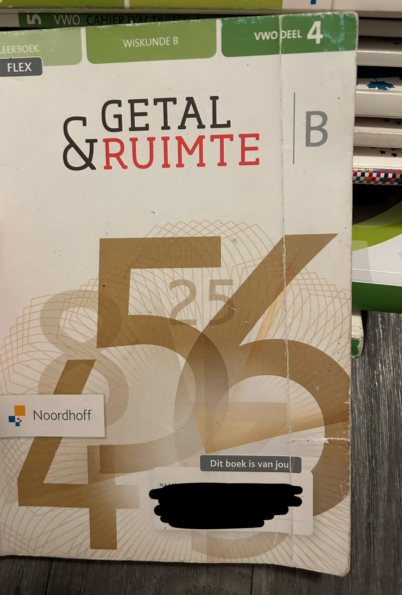 Getal & Ruimte VWO Wiskunde B LOS TE KOPEN OOK (2, 3, 4), Ophalen of Verzenden, Gelezen, VWO, Wiskunde B