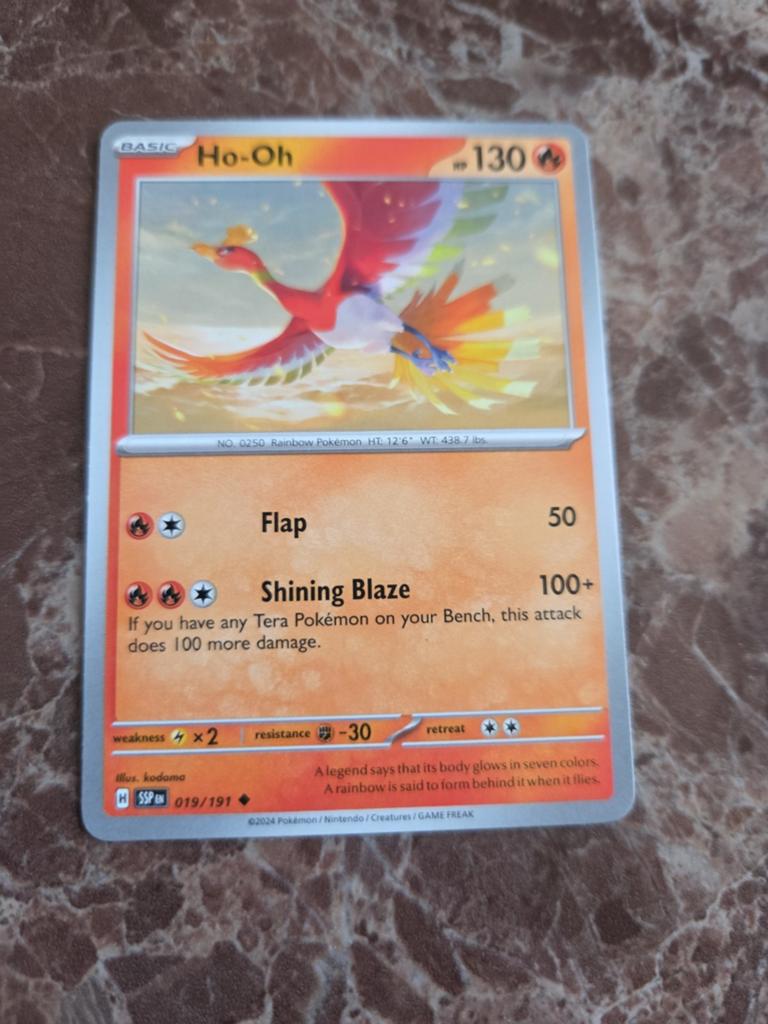 Diverse Pokémon kaarten - Ho-Oh, Koraidon, Slaking ex, Ophalen of Verzenden, Nieuw, Meerdere kaarten