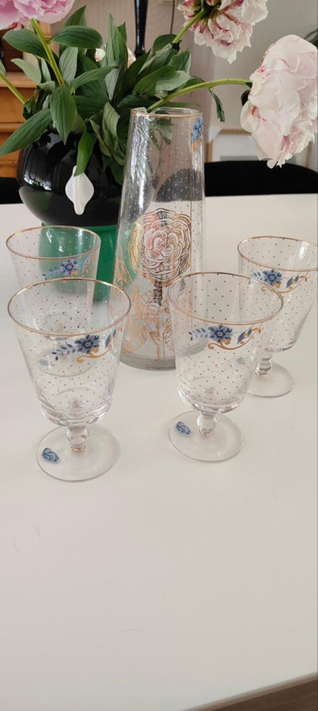 PIP Wijn Glazen en Karaf - Zo goed als nieuw, Ophalen, Zo goed als nieuw, Glas, Glas of Glazen