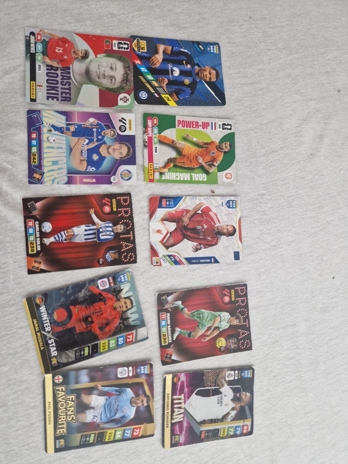 Panini Adrenalyn XL Voetbal Kaarten - Diverse Collecties, Ophalen of Verzenden, Zo goed als nieuw, Overige sporten, Spelerskaart