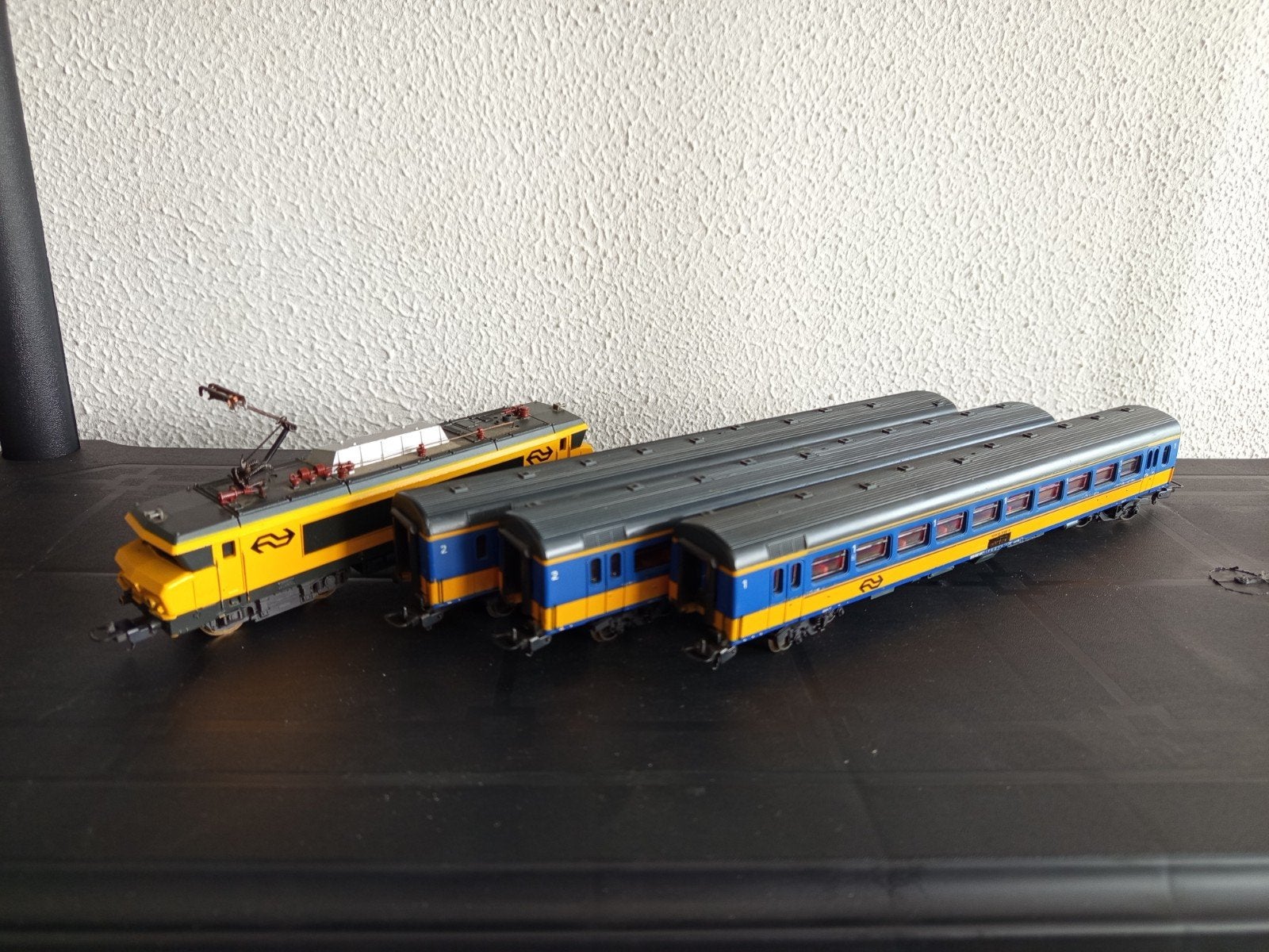 lima ns 1605 met 3 ns wagons, Treinset, Gelijkstroom, Ophalen of Verzenden, Lima