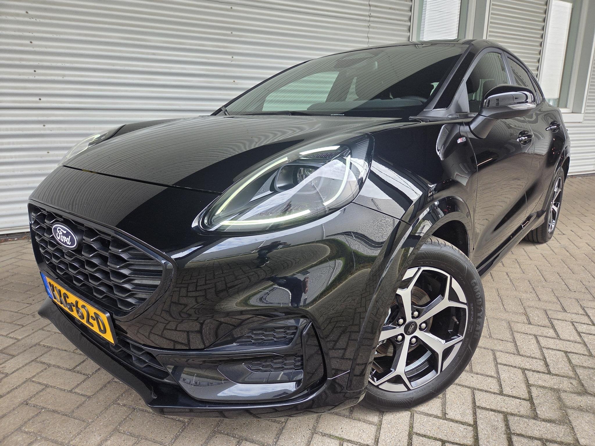 Ford Puma 1.0 EcoBoost Hybrid ST-Line, Auto's, Dealer onderhouden, Euro 6, Zwart, Bedrijf