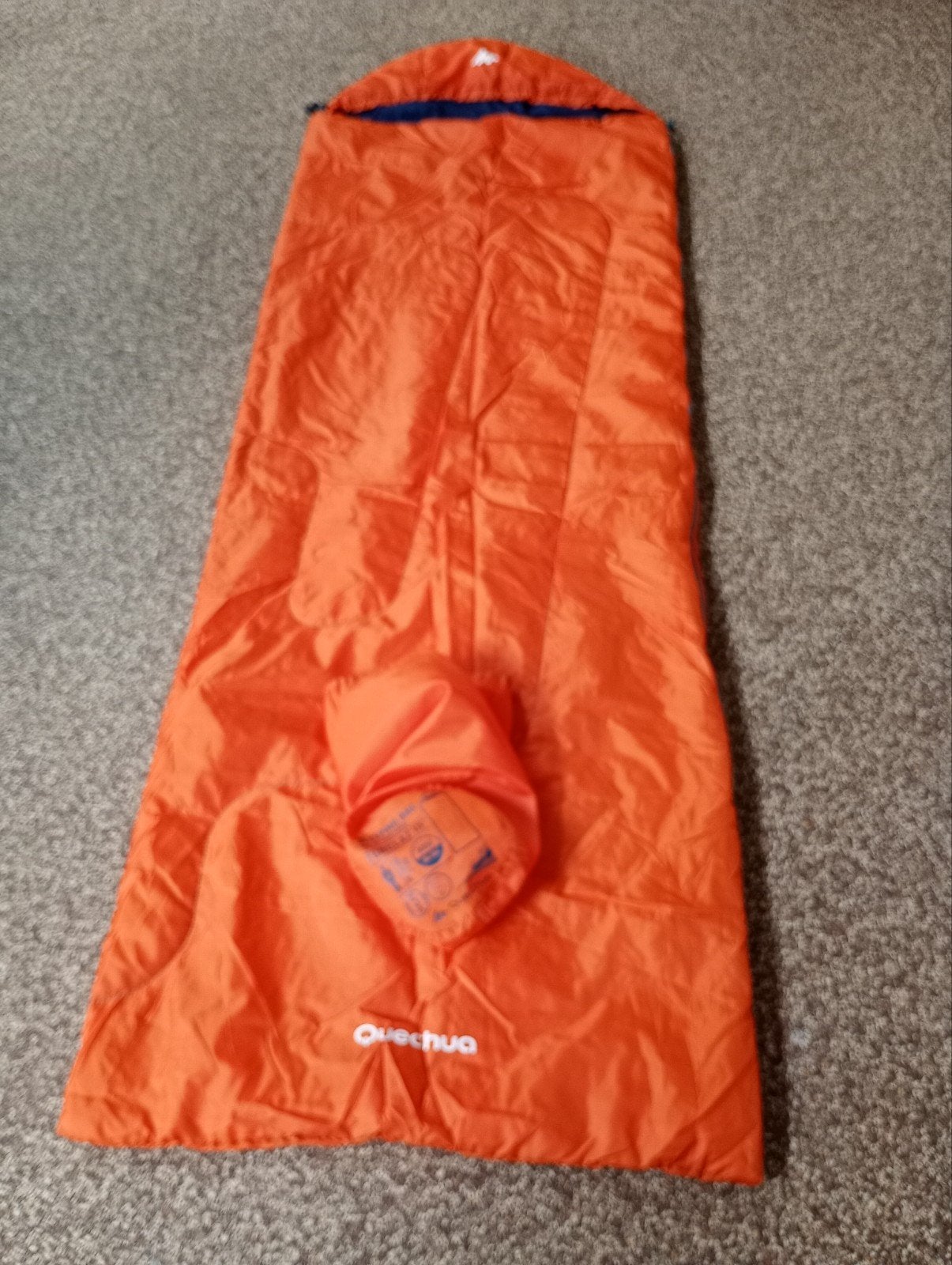 Forclaz 15 slaapzak - Quechua (2x gebruikt), Ophalen of Verzenden, Zo goed als nieuw