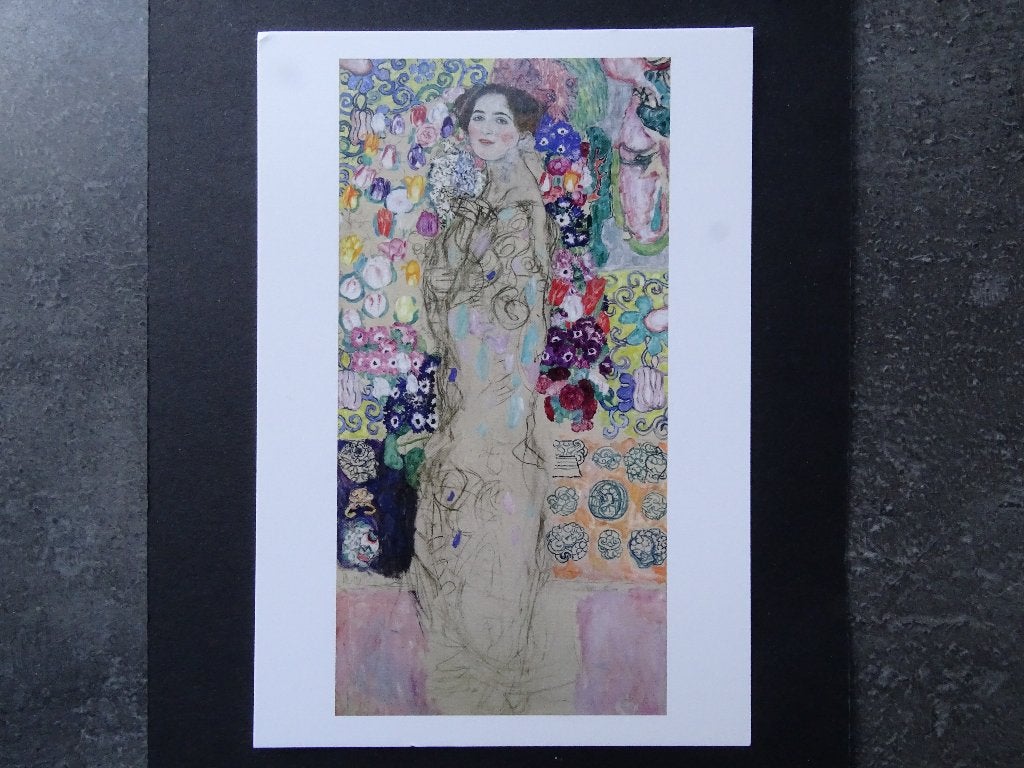 Gustav Klimt / Portret van Ria Munk, Ophalen of Verzenden, Voor 1920, Ongelopen, Sterren en Beroemdheden
