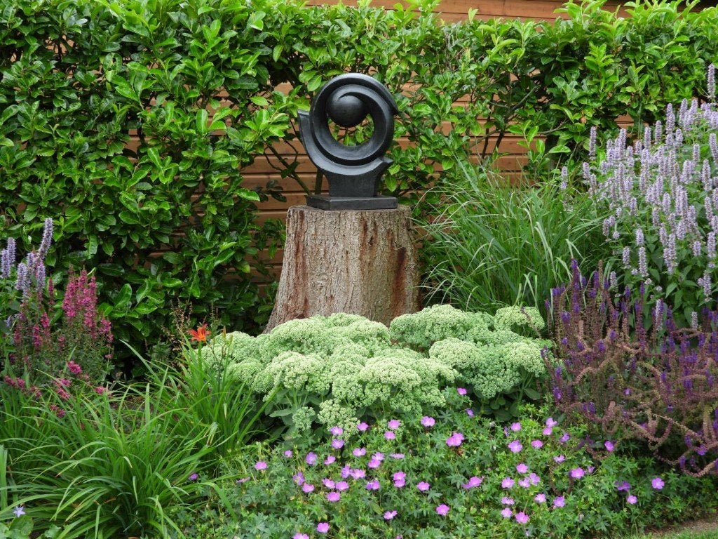 beeld tuinbeeld sculptuur vorstbestendig terrazzo nieuw, Ophalen, Nieuw, Steen, Abstract beeld