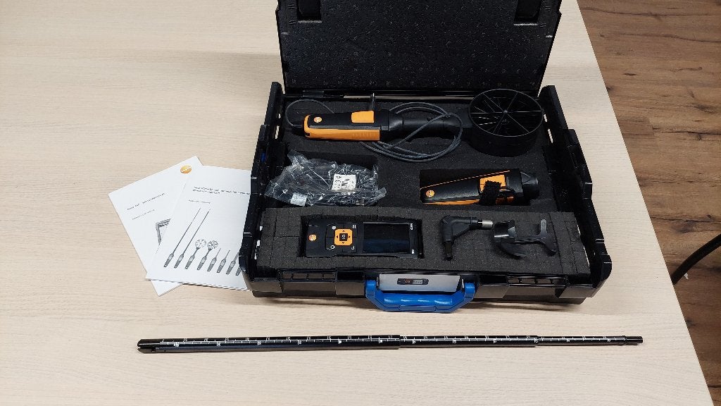 Testo 440 meter meetset debiet klimaat in L-Boxx, ., Testo, Ophalen of Verzenden, Zo goed als nieuw