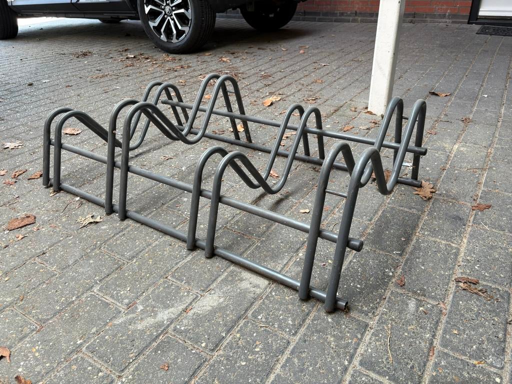 Fietsenrek voor 4 fietsen, Ophalen, Gebruikt