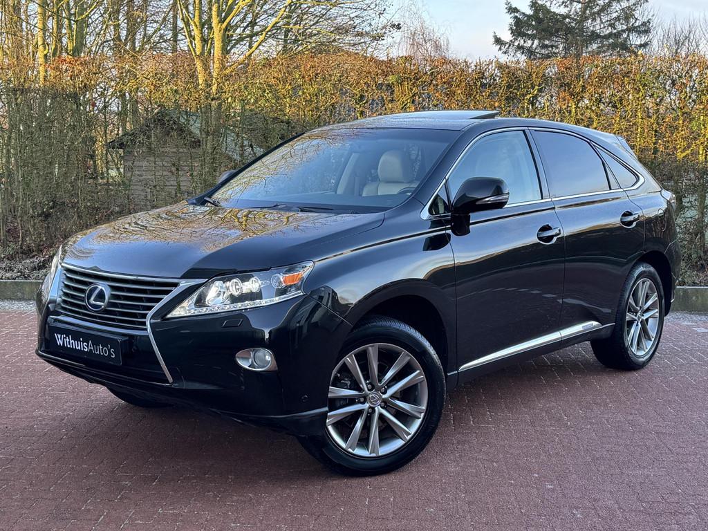 Lexus RX 450h 4WD Facelift Dakraam (Dealer onderhouden!), Auto's, Lexus, Automaat, Euro 5, Gebruikt, Zwart