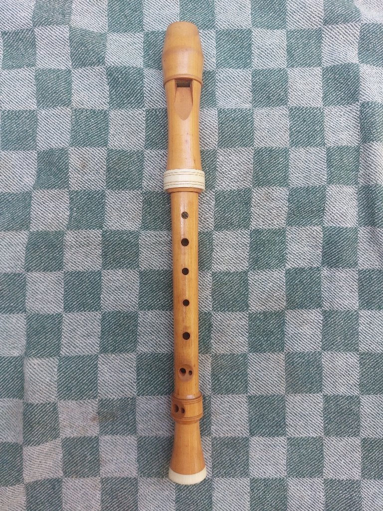 barenreiter sopraan blokfluit 2 delen. dubbele boring., Ophalen of Verzenden, Gebruikt, Sopraan of Sopranino