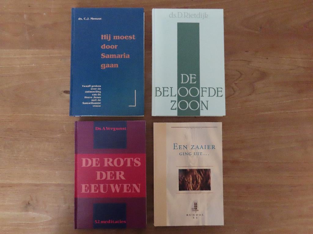 Preken, meditaties ds. Meeuse, Vergunst, Rietdijk e.a., Ophalen of Verzenden, Zo goed als nieuw, Christendom | Protestants, Diverse auteurs