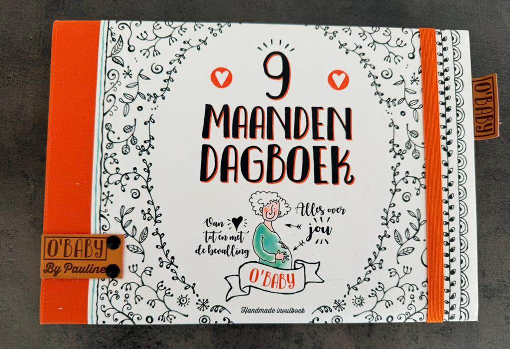 9 Maanden Dagboek - Ongebruikt Zwangerschapsdagboek, Boeken, Ophalen of Verzenden, Zo goed als nieuw, Zwangerschap en Bevalling