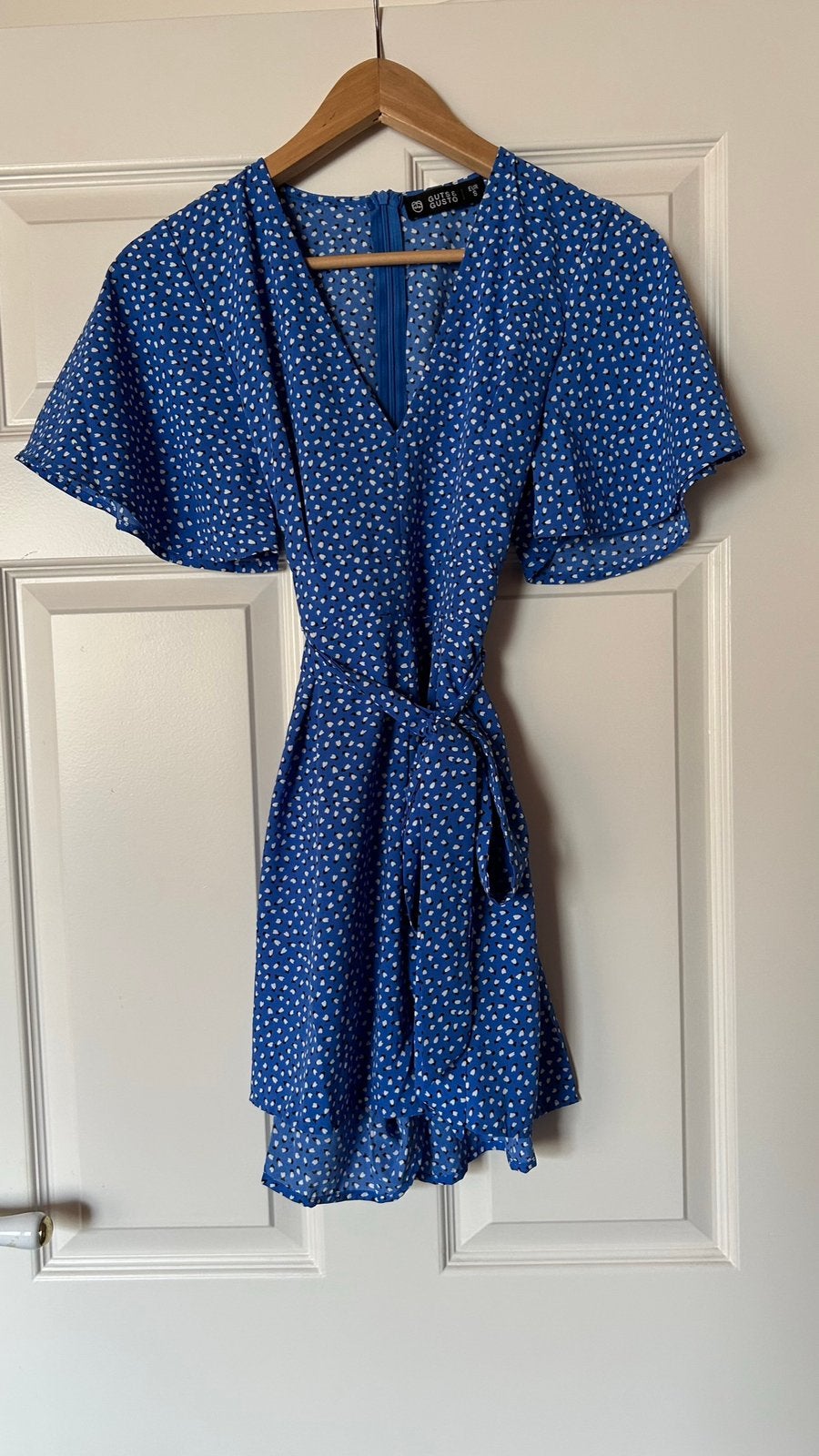 Guts & Gusto blauw/witte jumpsuit maat S, Kleding | Dames, Guts & Gusto, Zo goed als nieuw, Maat 36 (S), Verzenden