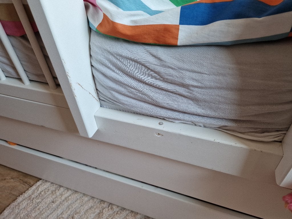 Lifetime kajuitbed, Ophalen, 85 tot 100 cm, Gebruikt, Matras