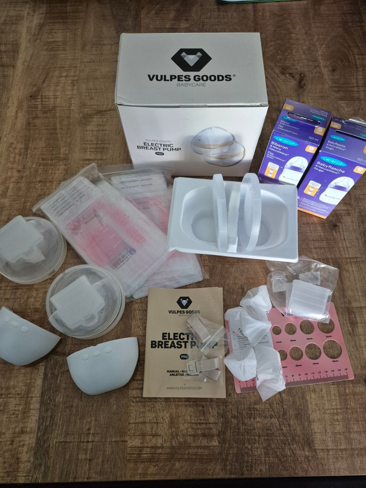 Vulpes Goods kolfapparaat met veel accessoires + 2 flessen, Kinderen en Baby's, Babyvoeding en Toebehoren, Ophalen, Zo goed als nieuw