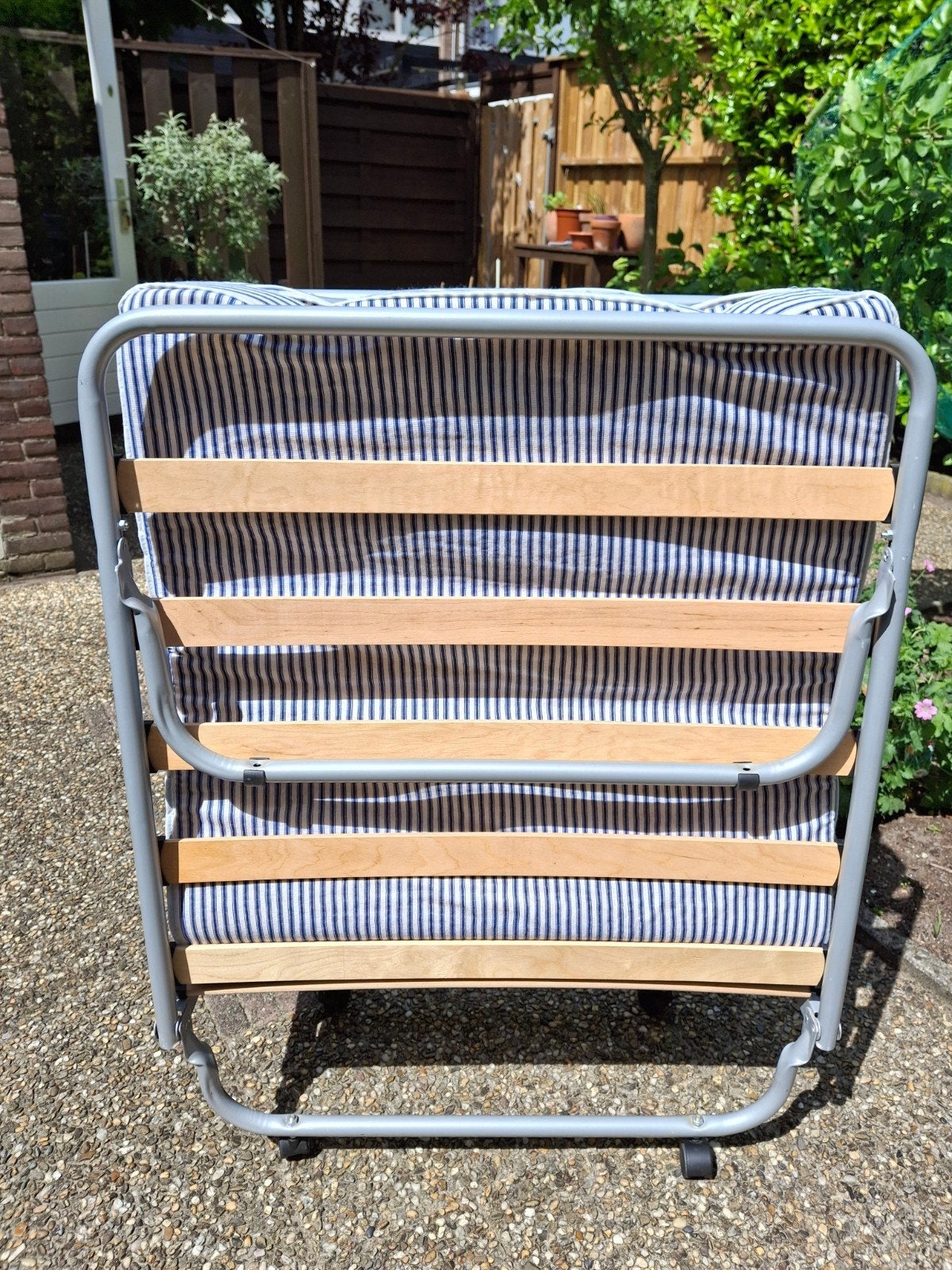 Folding bed with mattress from Beter bed, single, Huis en Inrichting, Ophalen, Eenpersoons, Folding bed, Zo goed als nieuw