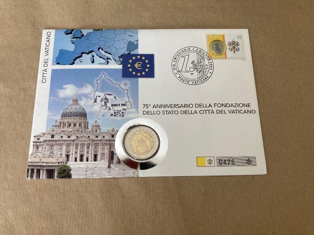 2 € Numisbrief. Vaticaan. 2004., Postzegels en Munten, Ophalen, Vaticaanstad, 2 euro, Losse munt