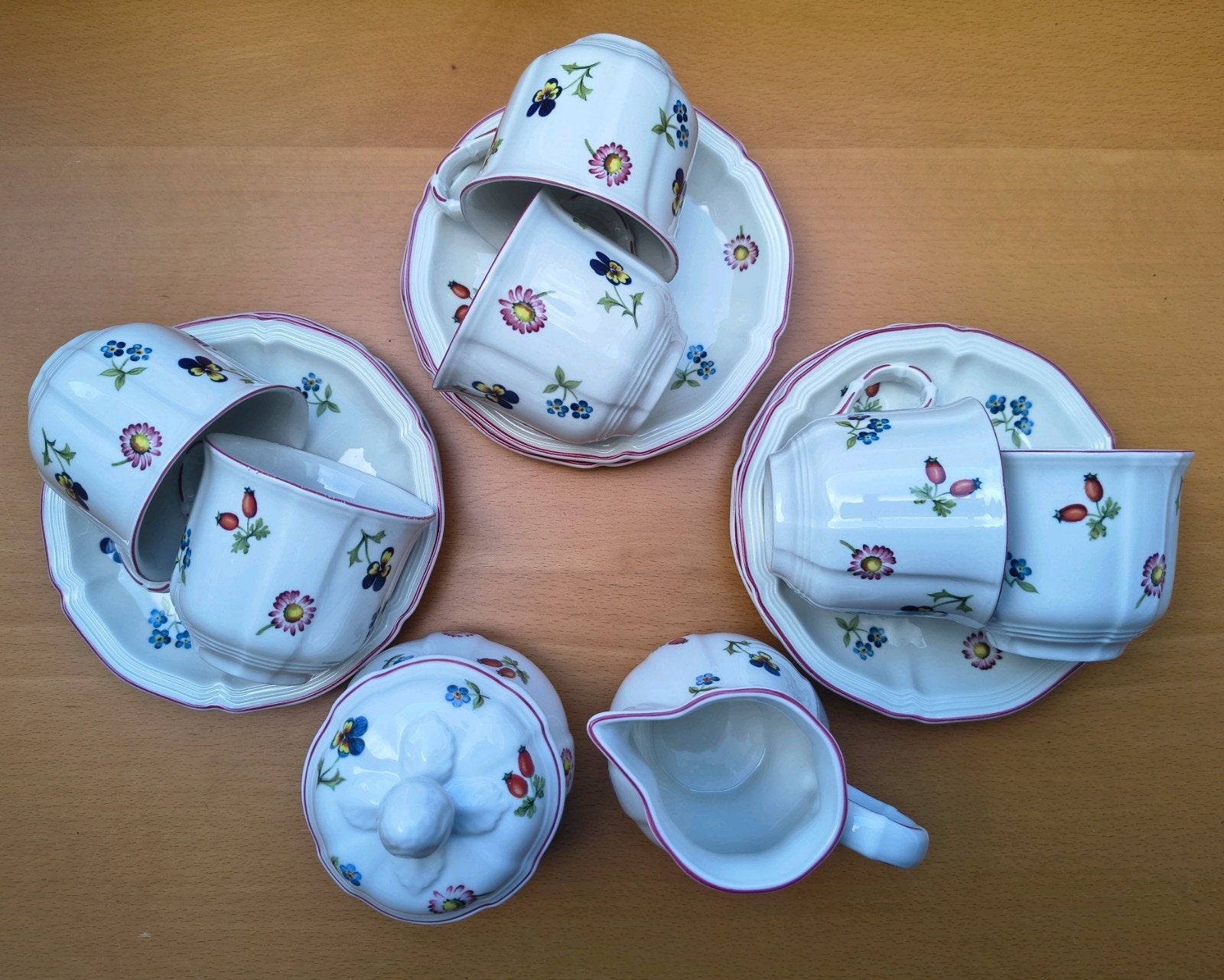 Villeroy & Boch Petite Fleur koffieservies, Ophalen, Klassiek, Villeroy & Boch, Zo goed als nieuw