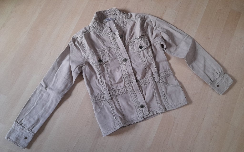 Cremekleurig JASJE Maat 164 Merk Nok Nok, Ophalen of Verzenden, Zo goed als nieuw, Meisje, Jas