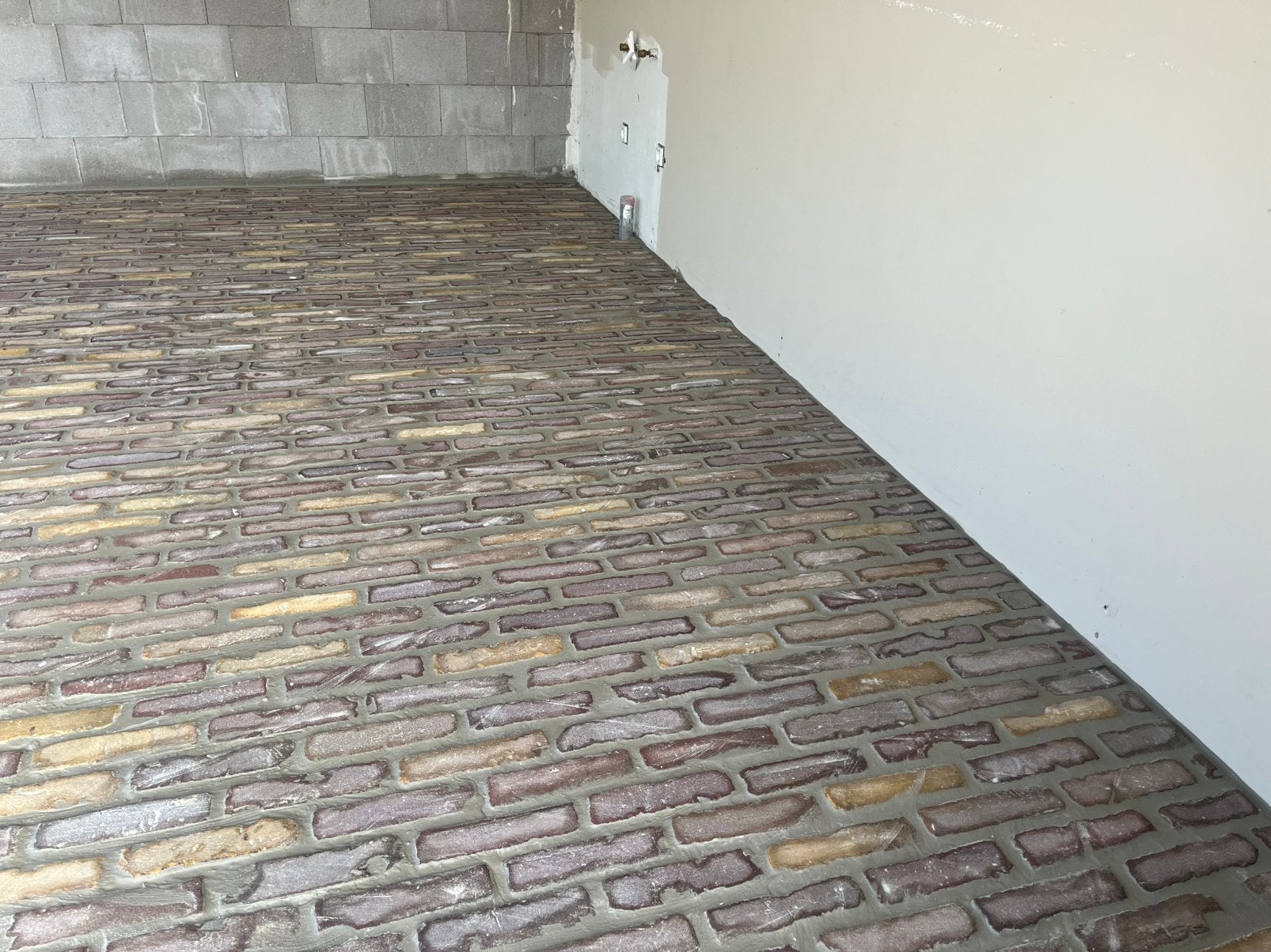 Oude gebakken waaltjes 14 m2 +/- voor terras, Tuin en Terras, Ophalen, Zo goed als nieuw, 10 m² of meer, Klinkers