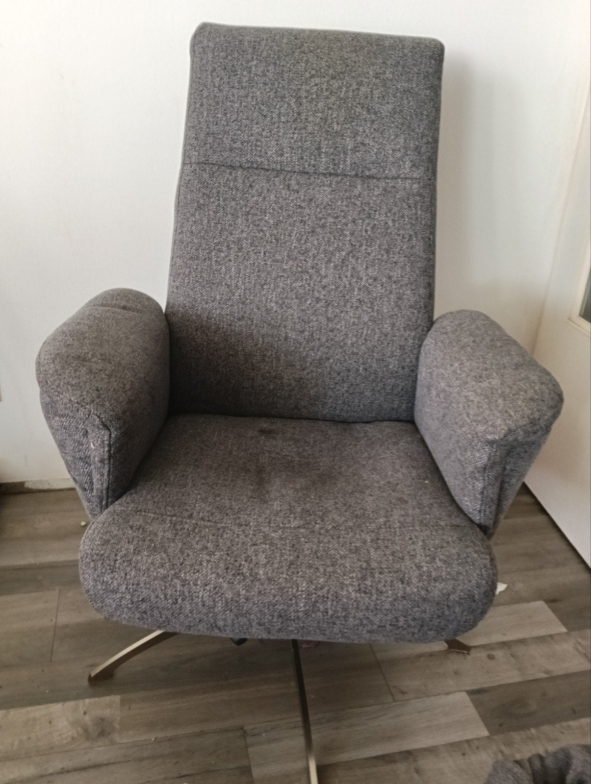 Comfortabele relaxfauteuil met ligstand en wasbare hoes, Huis en Inrichting, Fauteuils, Ophalen, Gebruikt, 75 tot 100 cm, Stof