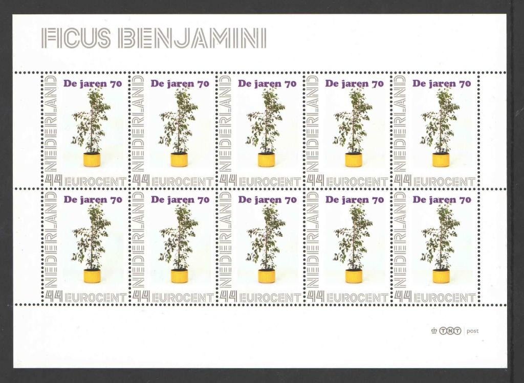Nostalgie op Postzegels Jaren '70: Ficus Benjamini, Ophalen of Verzenden, Na 1940, Postfris