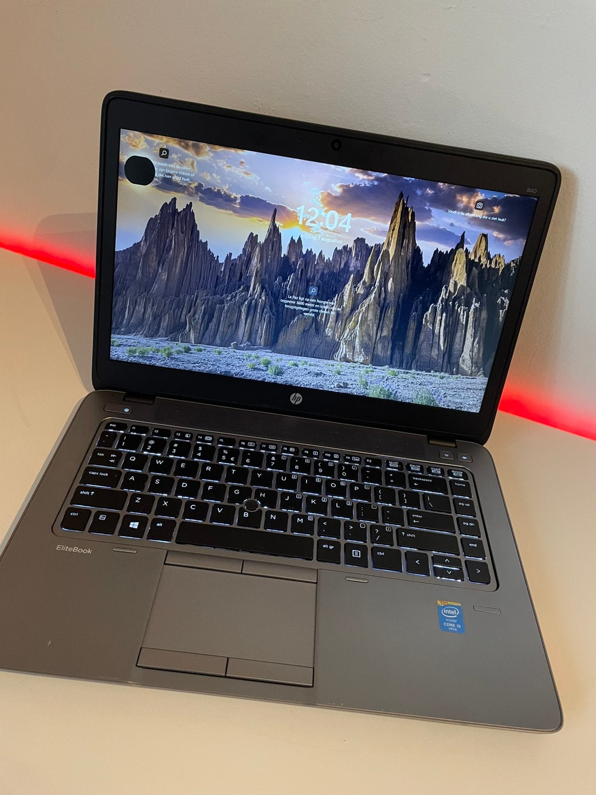 HP EliteBook 840 G2 i5 | 8GB RAM | 256GB SSD | Oplader+hoes, Computers en Software, Gebruikt, Met videokaart, 2 tot 3 Ghz, Qwerty