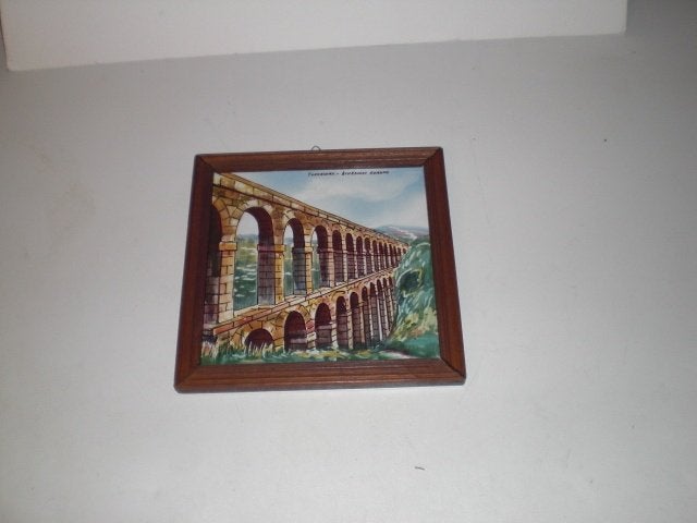 Tegel Tarragona Acueducto Romano, 18 cm, Meerkleurig, Ophalen of Verzenden, Zo goed als nieuw